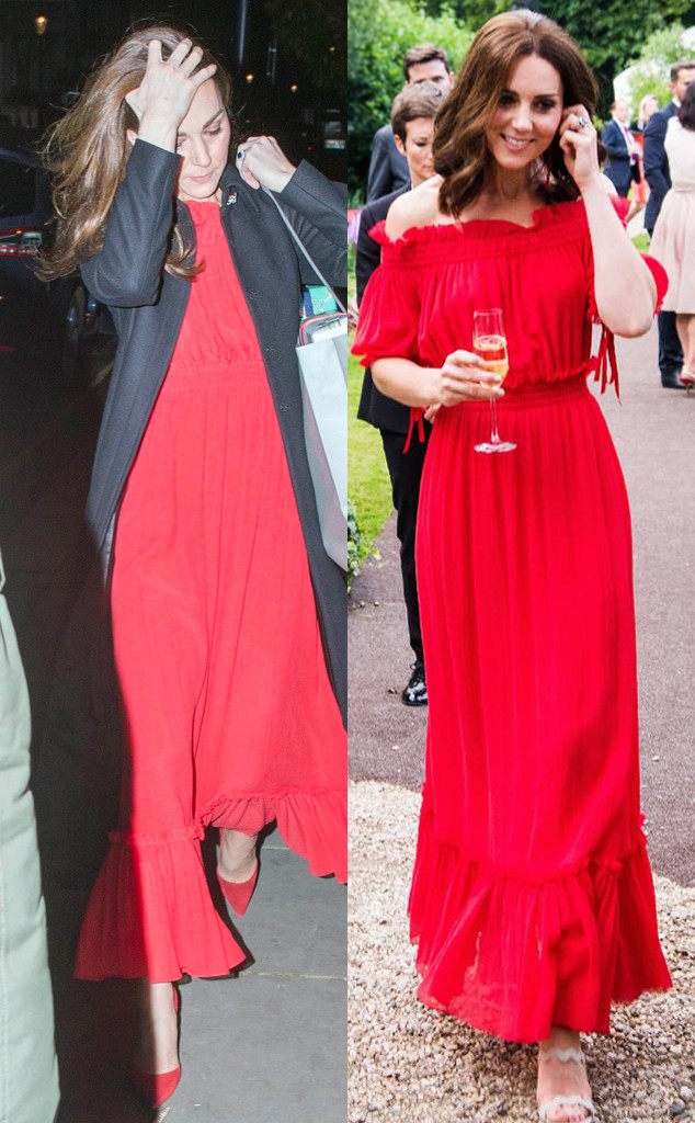 Kate Middleton, Duchess of Cambridge, Red Dress